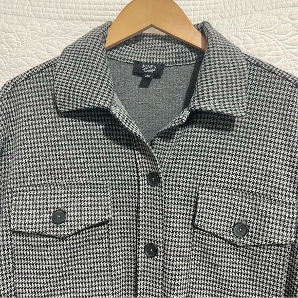 JONES NEW YORK Oversized Shacket Plaid Button Up, Size Large-#244 - Picture 2 of 10